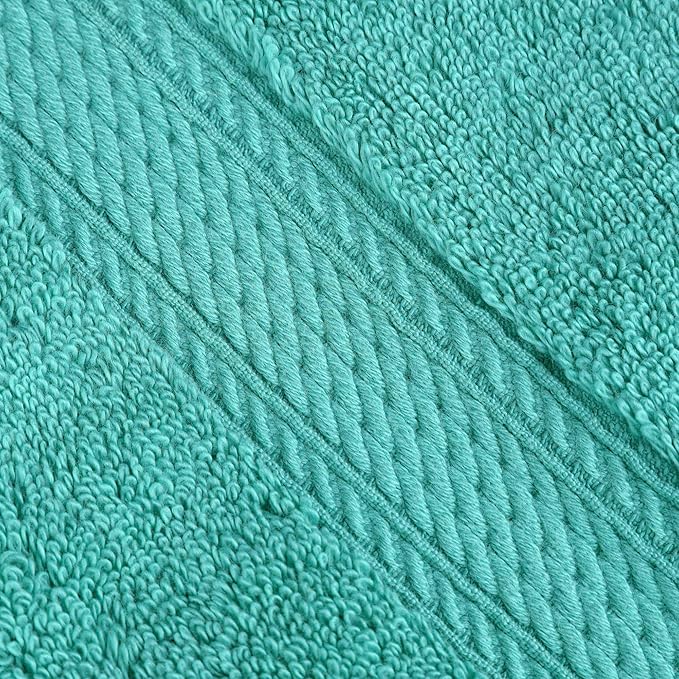 SUPERIOR Egyptian Cotton Pile 8 Piece Towel Set, Includes 2 Bath, 2 Hand - Image 6