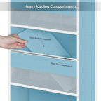 Univivi 6-Shelf Over Door Hanging Organizer Fabric Baby Door Storage - Image 5