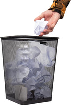 Mind Reader Mesh Trash Can, Waste Paper Basket, Metal Mesh, 9.75"L x 9.75"W x - Image 6