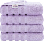 American Soft Linen Luxury 4 Piece Bath Towel Set, 600 GSM 100% Cotton Turkish by AmericanSoftLinen