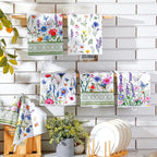 Geyoga 6 Pcs Spring Floral Kitchen Towels Flamingo Dish Hand Towels Sunflower - Image 7