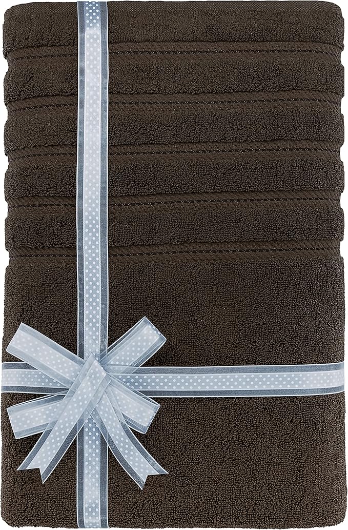 American Soft Linen 35x70 Jumbo Large Bath Towel, 600 GSM 100% Cotton Turkish - Image 3
