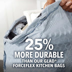 Glad Tall Kitchen Trash Bags 13 Gallon, MaxStrength Eucalyptus and Peppermint - Image 2