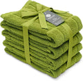 100% Cotton Terry Dish Towels, 4 Pack Plain, 16 x26 Inches, Super Soft and by Ecotribe