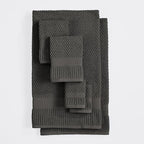 NY Loft 100% Cotton 6 Piece Bath Towel Set | Grey Towels | Oeko-TEX® Standard - Image 8