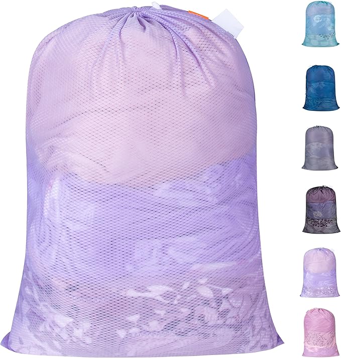 Polecasa Heavy Duty Diamond Large Mesh Laundry Bag by Polecasa