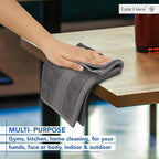 Grey Hand Towels for Bathroom - Image 4