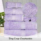 SUPERIOR Egyptian Cotton Pile Hand Towel Set of 4, Ultra Soft Luxury Towels - Image 3
