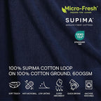 Lacoste Heritage 100% Supima Cotton Tub Mat, Premium Super Soft Bath Towel - Image 3