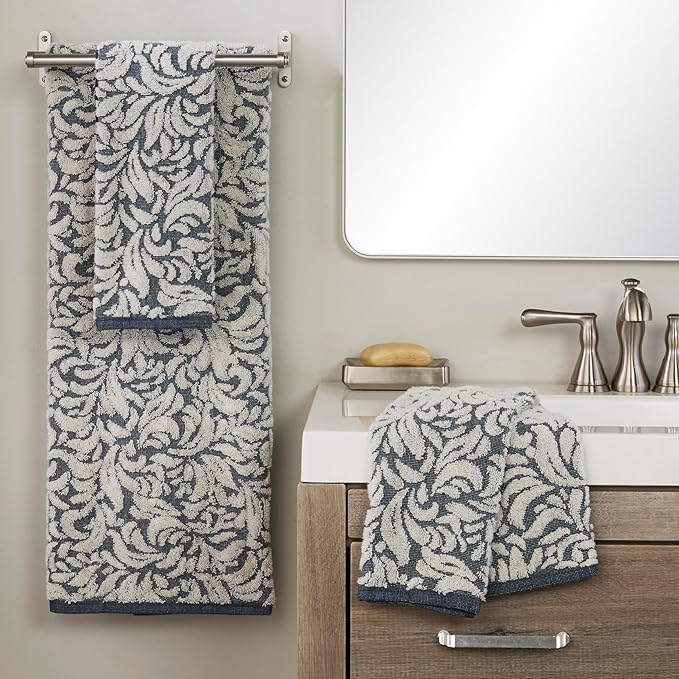 SKL Home Renan 100% Turkish Cotton Premium 2-Piece Hand Towel Set, 600 GSM - Image 3