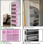 over the door organizer, Solid Bamboo Board 6-Tier Heavy Duty 75LB, 12 Side - Image 6