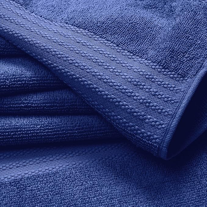 GLAMBURG Ultra Soft 6-Piece Hand Towel Set 16x28-100% Ringspun Cotton - Image 2