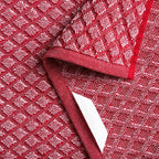 Martha Stewart Honeycomb Chambray Textured Kitchen Towel 4-Pack Set, 100% Cotton - Image 3