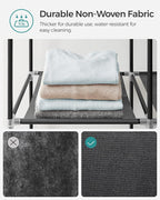 SONGMICS Portable Closet, Wardrobe Closet Organizer - Image 3