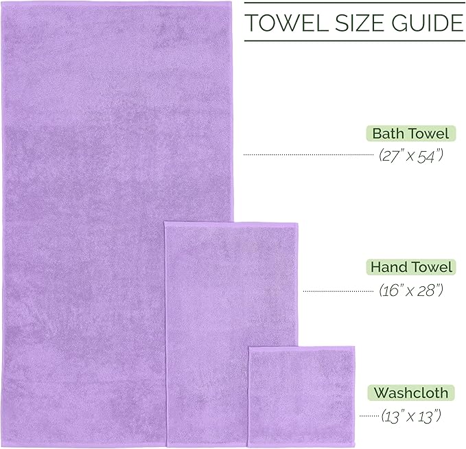 Elegant Comfort Luxury 6-Piece Towel Set, Premium Soft 100% Turkish Cotton - Image 3