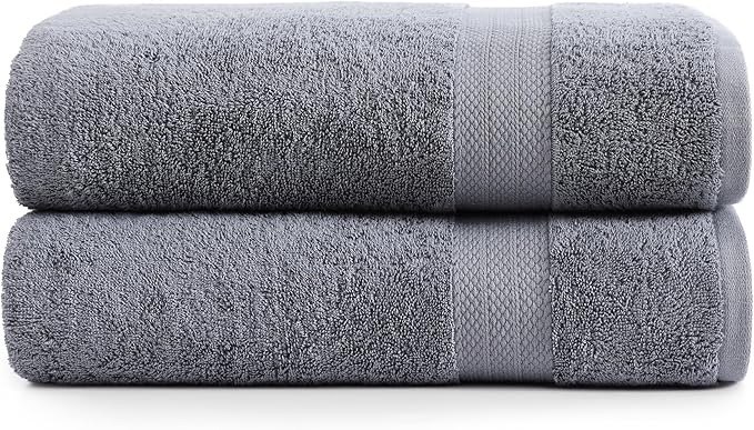 LANE LINEN Jumbo Size Bath Sheets 2 Piece, 35 by 66 Inch by LaneLinen