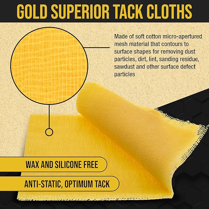 Dura-Gold - Pure Gold Superior Tack Cloth, Woodworking, Automotive Paint - Image 3