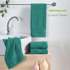 Elegant Comfort Three Line Popcorn Towel Set - Image 4