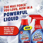 OxiClean Max Force Advanced Stain Remover Liquid, Color-Safe, Bleach-Free Kids - Image 2
