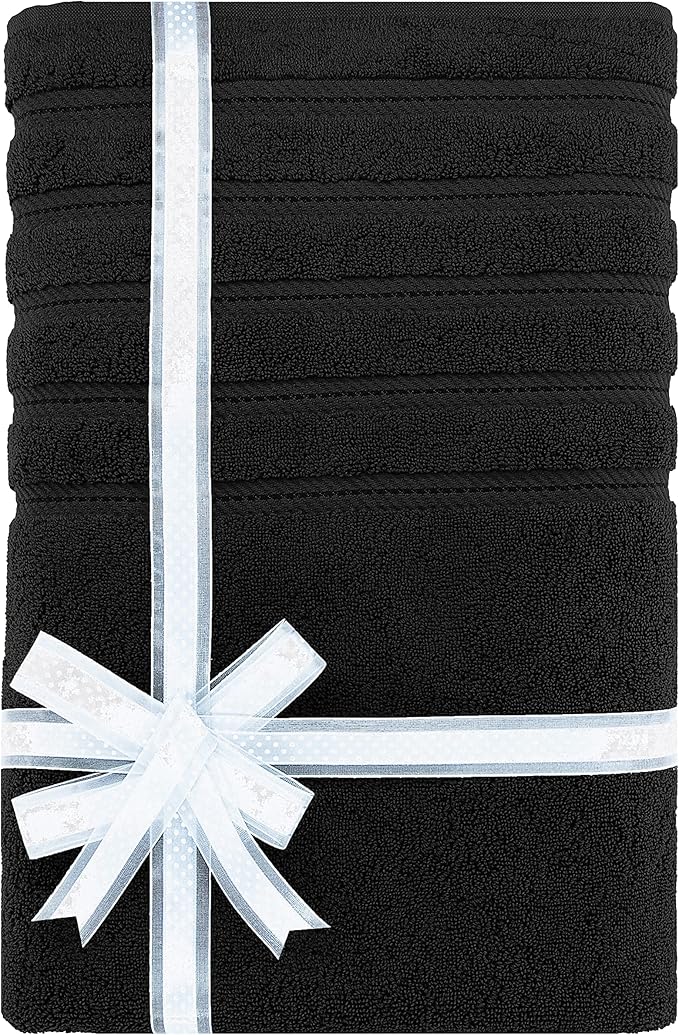 American Soft Linen 35x70 Jumbo Large Bath Towel, 600 GSM 100% Cotton Turkish - Image 3