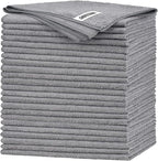 FIXSMITH Grey Microfiber Cleaning Cloth -Pack of 24, Highly Absorbent Cleaning by FIXSMITH