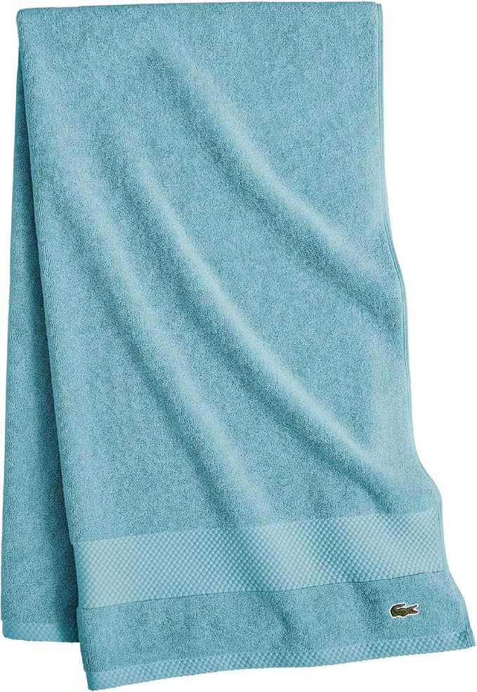 Lacoste Heritage 100% Supima Cotton Bath Towel, Premium Super Soft Bath Towel by LACOSTE