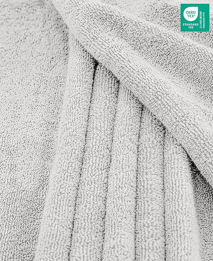 American Soft Linen 100% Cotton 600 GSM Turkish 40x80 Oversized Bath Towel Sheet - Image 2