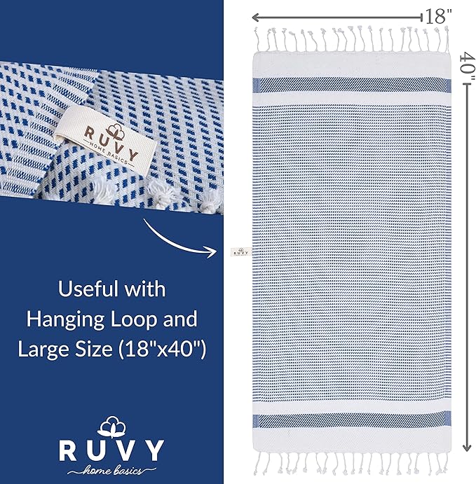 Ruvy Home Basics Turkish Hand Towels - Image 3