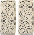 SKL Home Lisbon 100% Cotton Premium 2-Piece Hand Towel Set, 600 GSM, Reversible by SKLHomebySaturdayKnightLtd