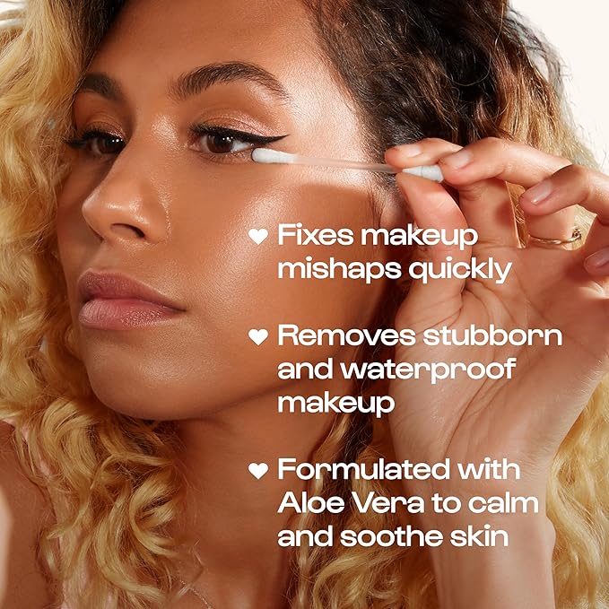 Alleyoop Cotton Swabs for Makeup, Tip Off Liquid-Filled Makeup Removing Swabs - Image 2