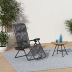 Best Choice Products Set of 2 Adjustable Steel Mesh Zero Gravity Lounge Chair Recliners w/Pillows and Cup Holder Trays - Camoflage - Image 2