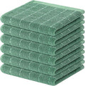 Mordimy 100% Cotton Terry Cloth Dish Cloths, Soft and Absorbent Checkered Dish by Mordimy