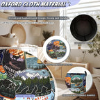 Funny Adventure Laundry Basket Oxford Cloth Bears Animals Laundry Hamper - Image 6