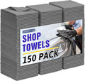 HOMERHYME Microfiber Cleaning Cloth, 150 Pack Grey Cleaning Rags, Bulk by HOMERHYME