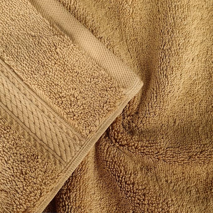 Superior Egyptian Cotton Pile Bath Towel Set of 4, Ultra Soft Luxury Towels - Image 5