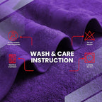 Infinitee Xclusives Luxury 100% Ring-Spun Cotton Bath Towels Set of 4 – Soft - Image 7