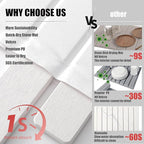 Stone Drying Mat for Kitchen Counter-Super Absorbent PU Dish Drying Mat - Image 3