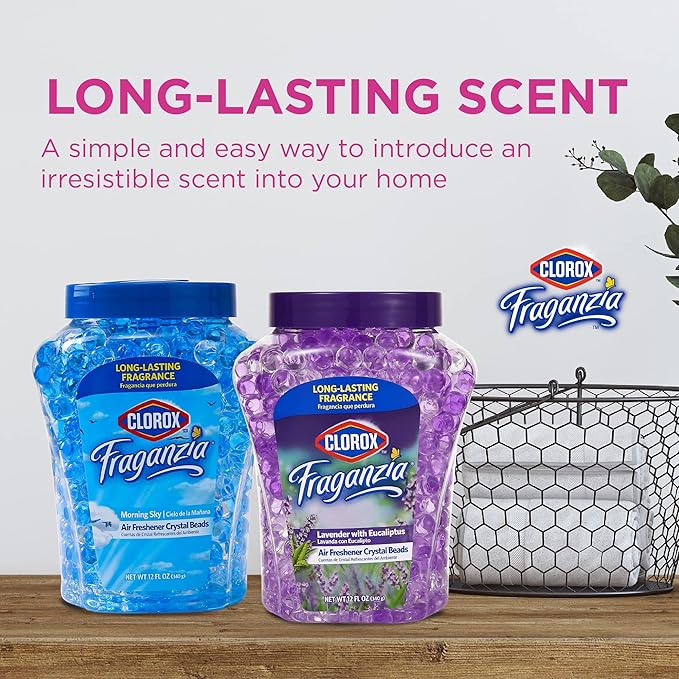 Clorox Fraganzia Crystal Beads Air Freshener, Long Lasting Room Deodorizer and - Image 4
