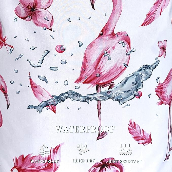 Pink Flamingo Laundry Basket Animal Foldable Funny Laundry Hamper Oxford Cloth - Image 5