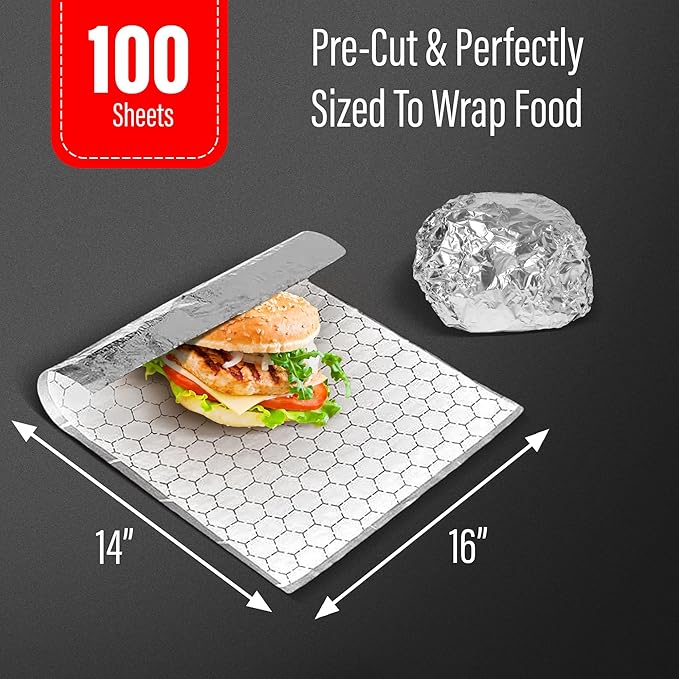 Insulation Sandwich Wrapping Paper Aluminum Foil Sheets - Image 2