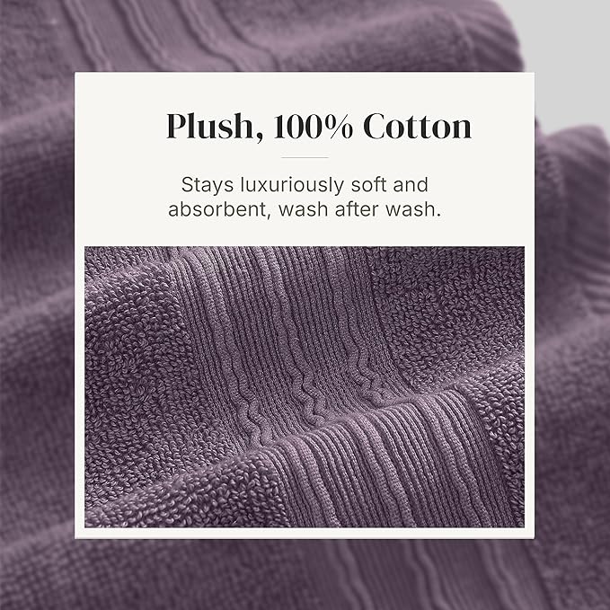 Modern Threads Ophelia 6-Piece 100% Cotton Towel Set – Reversible Yarn Dyed - Image 5