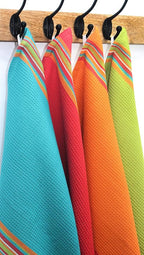 COTTON CRAFT Salsa Stripe Kitchen Towel - Image 4