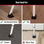 Master Lock White Compact Door Stopper Folding Security Bar, Adjustable from - Image 5