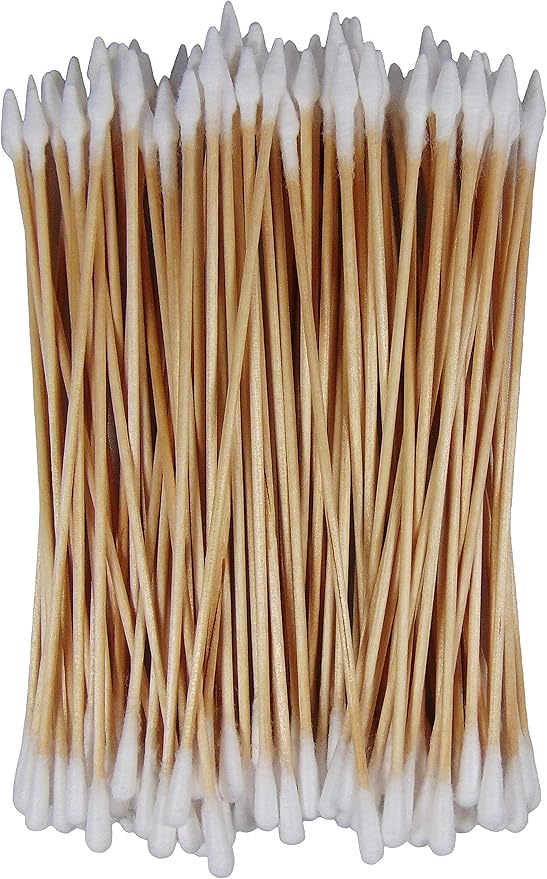 Type-III 100pc Gun Cleaning 6 Inch Double Sided Cotton Swabs - Image 2