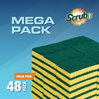 SCRUBIT 48 Pack Heavy Duty Scrub Sponges - Image 2