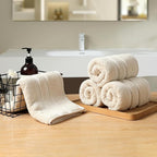 Simple&Opulence 4 Pcs Premium Hand Towels 16"x28", 600 GSM 100% Ring Spun Cotton - Image 8