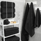 American Soft Linen Luxury 4 Piece Bath Towel Set, 600 GSM 100% Cotton Turkish - Image 2