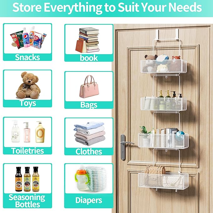 HapiRm Over Door Organizer Storage - Image 4