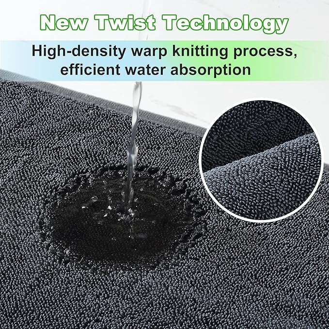 JOYMOOP Microfiber Towels for Cars, Dark Gray Reusable Car Towel, Quick Drying - Image 3