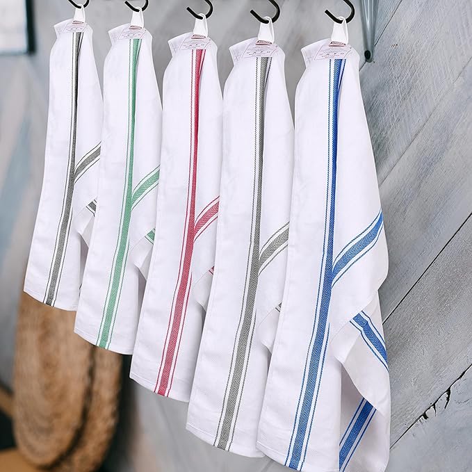 Utopia Towels Blue Dish Towels 100% Ring Spun Cotton Highly Absorbent & - Image 4